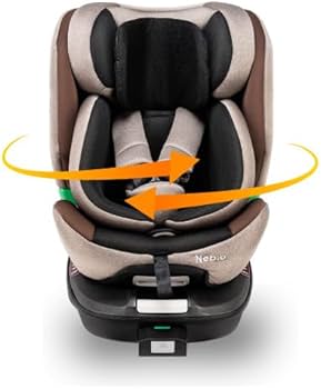 Amazon | Nebio チャイルドシート 新生児 回転式 0歳から12歳頃まで